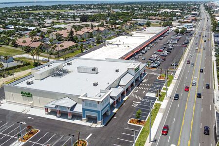 Sky view of the Publix in Indialantic 